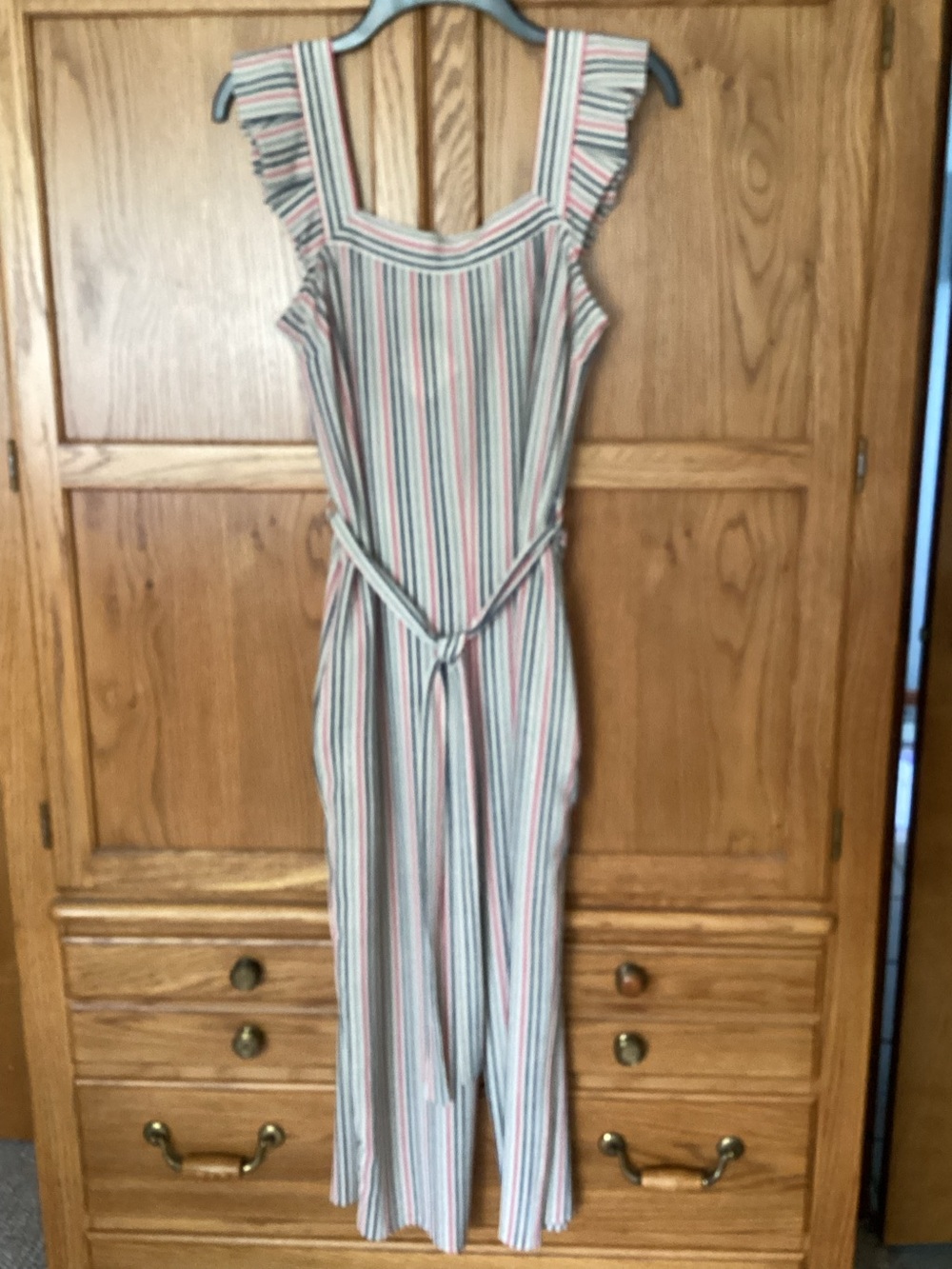 Monteau Striped Jumpsuit